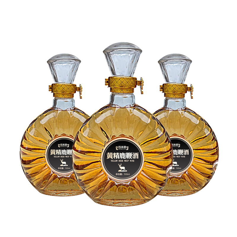 百未草黃精鹿鞭酒oem貼牌 露酒產(chǎn)品定制加工廠家山東